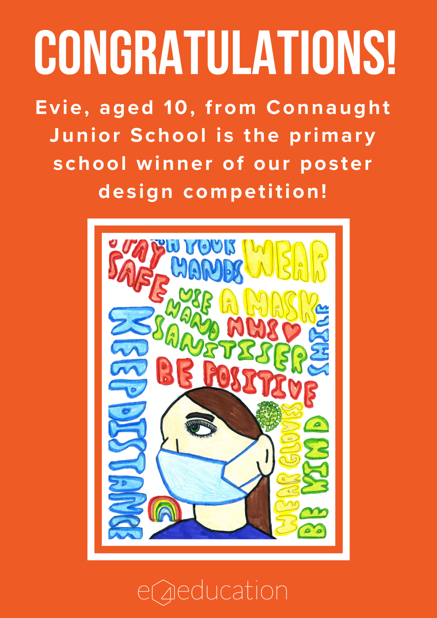 Primary poster competition winner - Evie aged 10